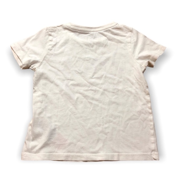 🎉3 For 15$🎉Organic Cotton White Tee Cool Boy Size 4T - Picture 2 of 3